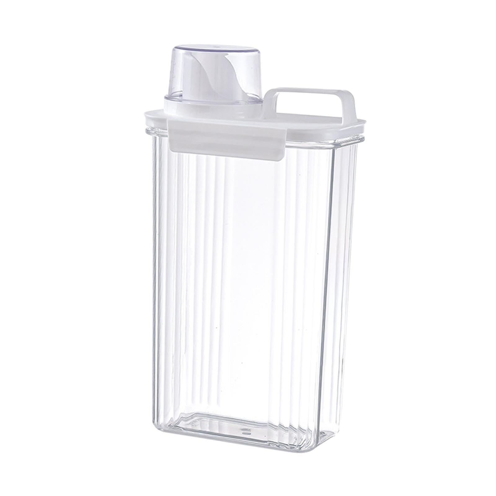 Solución de Almacenamiento Transparente para Artículos de Lavandería, 2800ML