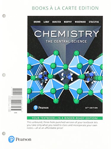Chemistry: The Central Science, Books a la Carte Plus Mastering Chemistry with Pearson eText -- Access Card Package (14th Edition) Chemistry: The Central Science, Books a la Carte Plus Mastering Chemistry with Pearson eText -- Access Card Package (14th Edition)