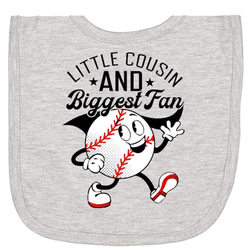 inktastic Little Cousin and Biggest Fan Newborn Bib - Main Image