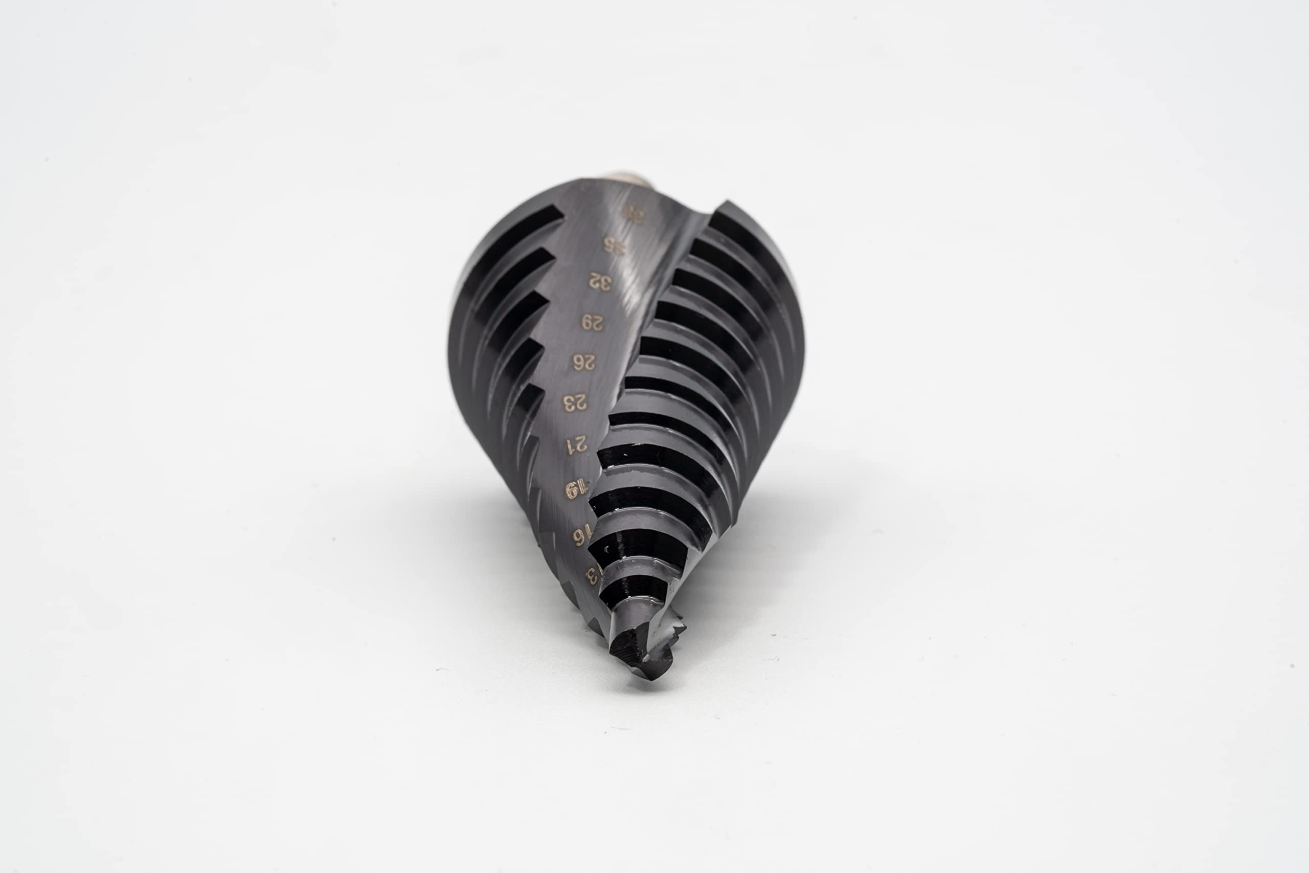 BAER HSS-TiAlN Stufenbohrer 10-45 mm (8 Stufen) - Schälbohrer, Lochbohrer - Baustähle, CrNi-Stähle und NE-Metalle und Edelstähle bis 6 mm Stärke