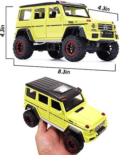 Image of Magicwand 1:32 Scale Die-Cast Metal AMG-G63 Off-Road with Openable Doors and Pull Back Action【Pack of 1】【Colors as Per Stock】