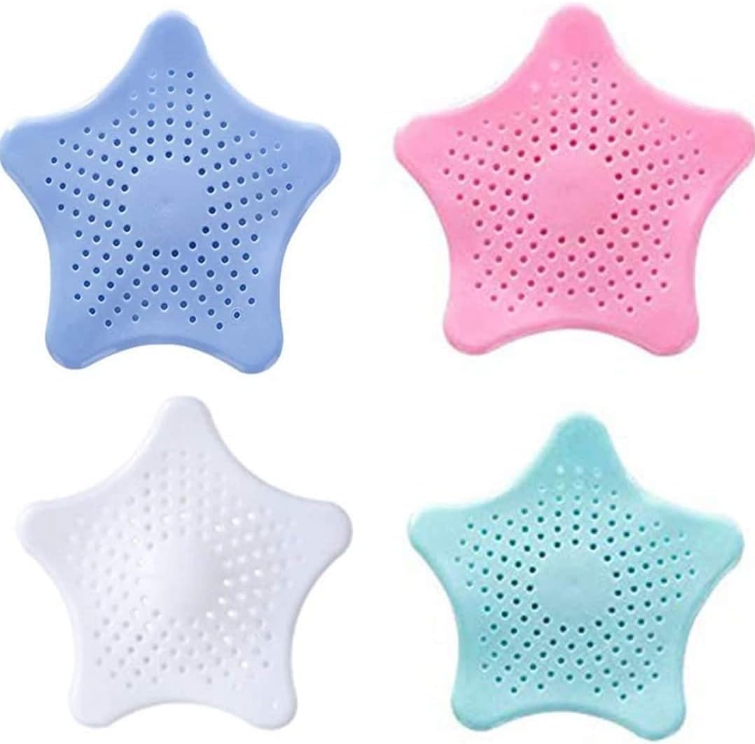4pc Shower Drain Hair Catcher with Suction Cup,Strainer,Filter Covers Suit for Bathroom Bathtub and Kitchen Sink, and Clean (B0CWHCZ71K) Amazon Price History, Amazon Price Tracker