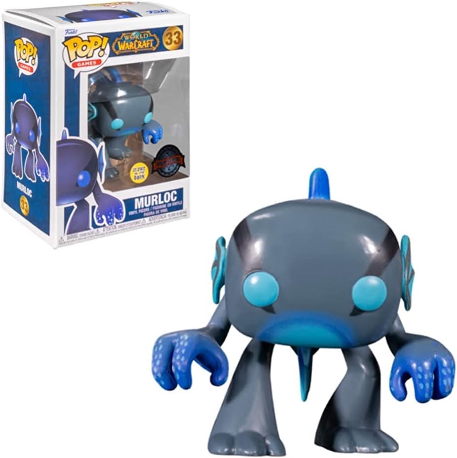 World of Warcraft Murloc Black Glow Blizzard 30th Anniversary Funko POP! Viny
