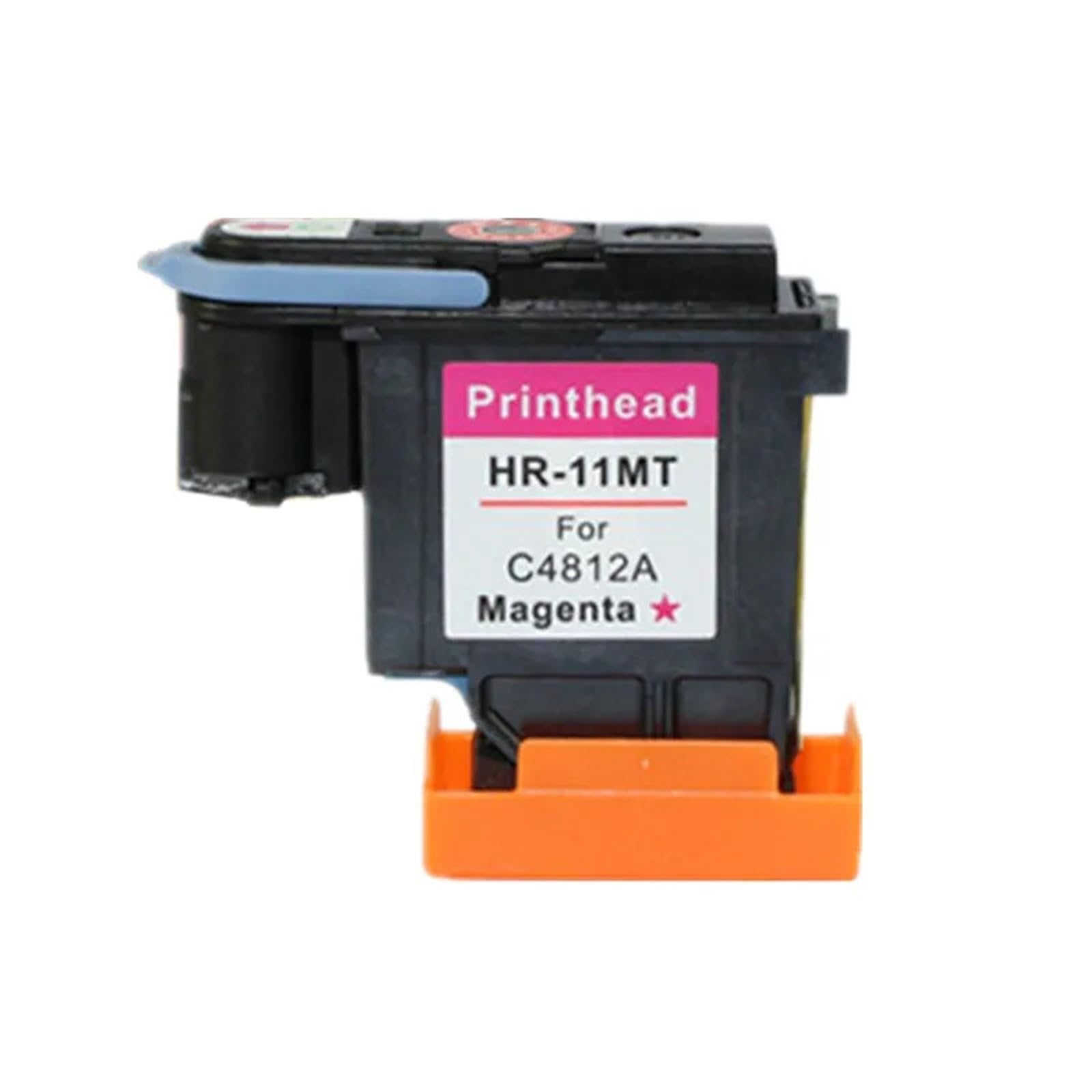 Compatibile for la sostituzione della testina di stampa HP 11 for Designjet 70 100 110 500 510 500PS C4810A C4811A C4812A C4813A,Accessori(1PC - Magenta)