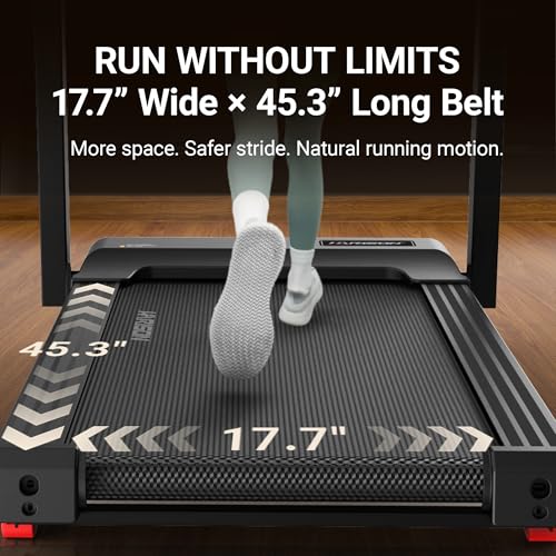 image for HARISON Treadmill for Home, 3.0 HP Folding Treadmill with Manual Incli