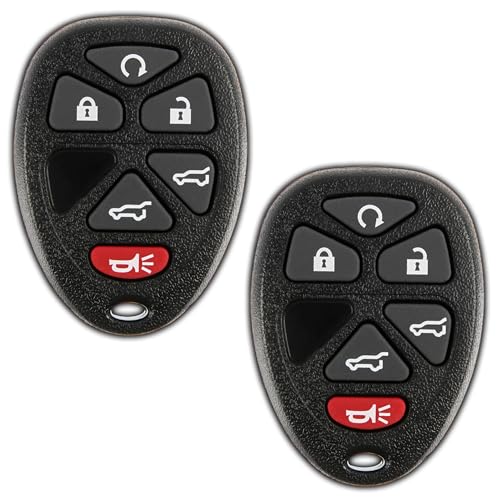 2 Mandos KeylessOption de 6 botones para control remoto de entrada sin llave de coche