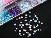 12 Colors 3D Aurora Bubble Nail Beads Charm,Crystal Gems Mermaid Pearls Beads for Nails, Colorful Y2K Nail Charms Flatback Nail Art Rhinestones, for Acrylic Nails Craft DIY Manicure Supplies #1
