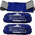 Ice Packs for Injuries Reusable (3-Piece Set) – Hot and Cold Ice Pack Therapy Gel Wrap Support – Supports Recovery, Joint and Muscle Pain – Knees, Back & More (3 Piece Set - Classic)