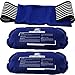 Ice Packs for Injuries Reusable (3-Piece Set) – Hot and Cold Ice Pack Therapy Gel Wrap Support – Supports Recovery, Joint and Muscle Pain – Knees, Back & More (3 Piece Set - Classic)