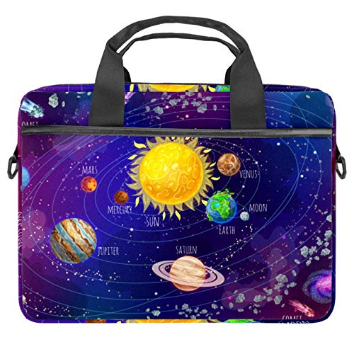 Bolso bandolera para portátil de 13, 13.3 y 14 pulgadas con estampado espacial Starry Sky