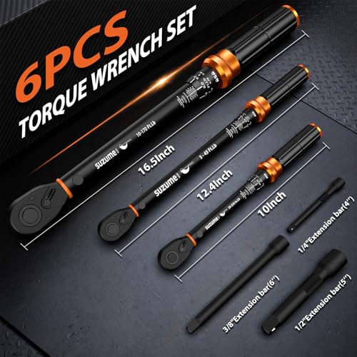 3PCS Torque Wrench Set 72 Teeth Dual - image 8