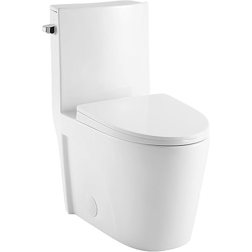 St. Tropez One-Piece Elongated Toilet Left Side Flush, 10" Rough-In 1.28 gpf