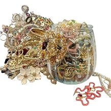 Mystery Jewelry Jar - Vintage Jewelry Set for Women, with Necklaces, Earrings, Bracelets, Rings & Anklets
