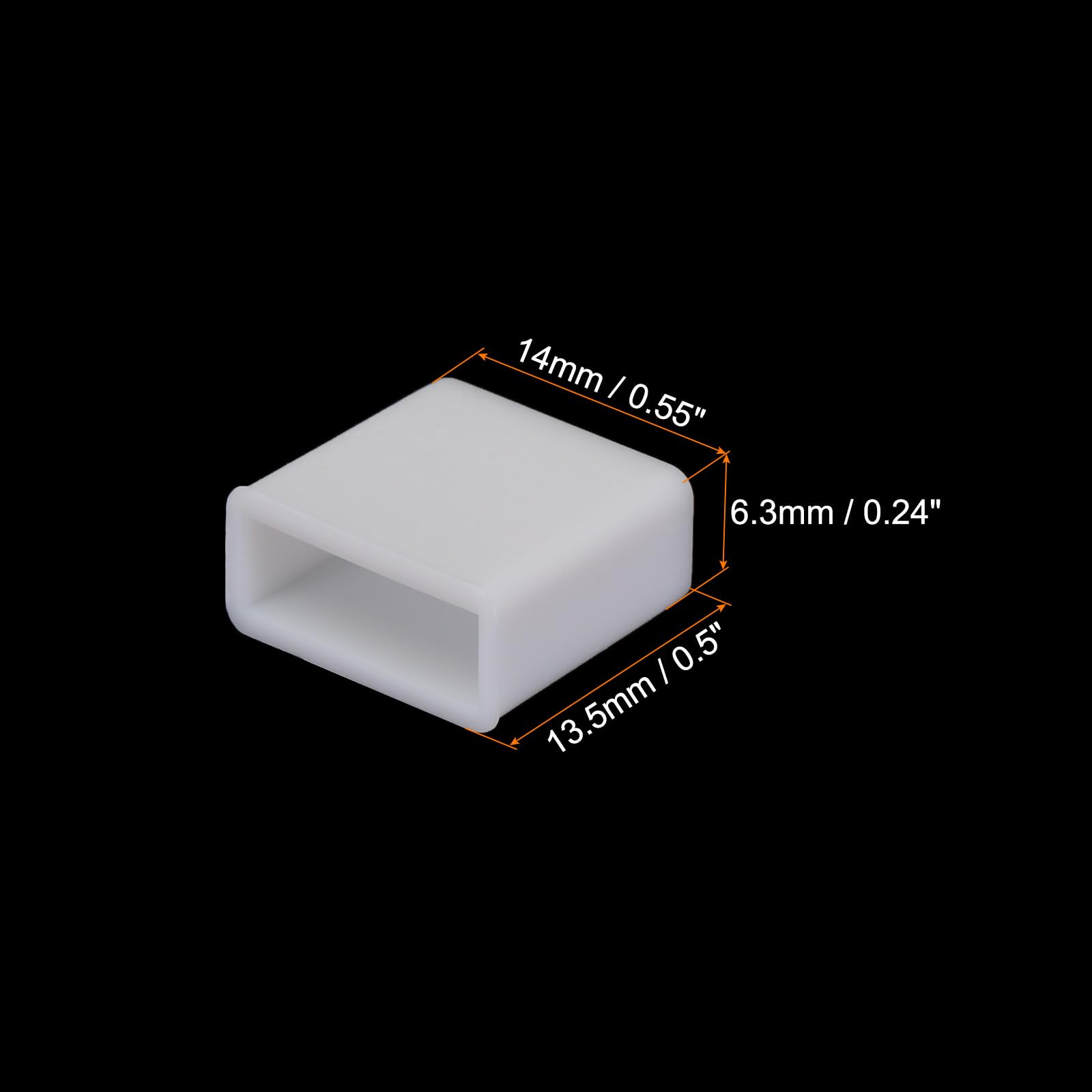 Tappi Protettivi USB In Silicone - 25 Pezzi Bianchi, Anti Polvere E Umidit&agrave;, Per Porte USB