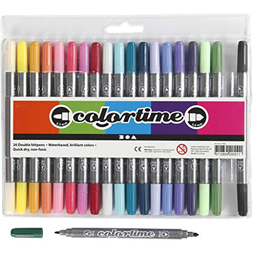 Colortime Stylos à Dessin, Couleurs supplémentaires, Taille unique Cover