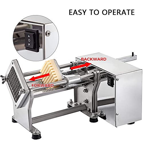 Commerciële Franse Fry Cutter Elektrische Aardappel Cutter Machine Automatische Friet Maker Hoog Volume Aardappel Snijden Voor Keuken Restaurant Gebruik - Image 5