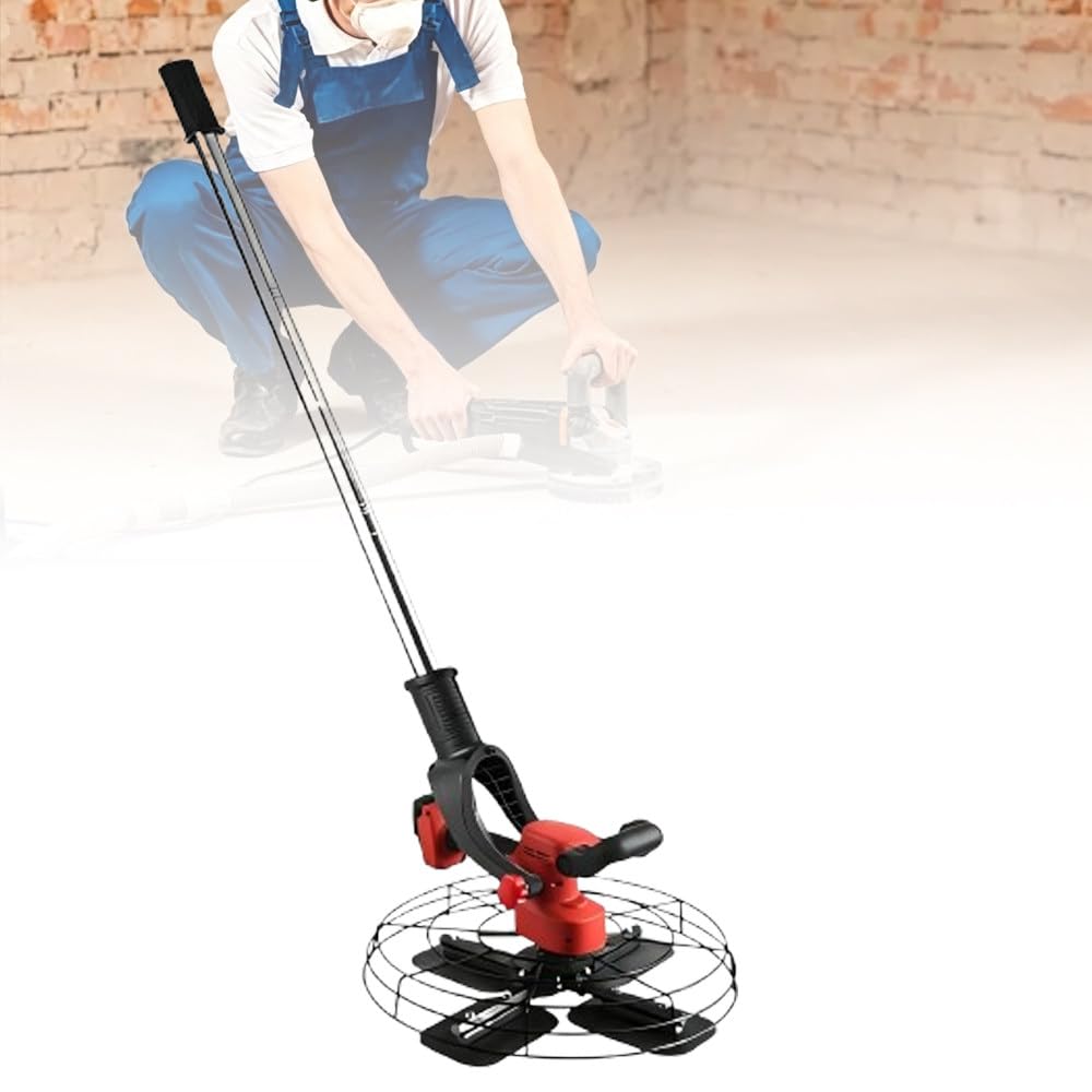 ShaiVrissian Concrete Floor Trowel with 4 Blades and LED Light A