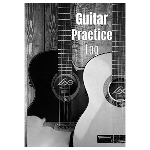 Guitar Practice Log: 52 Weeks Journal | Organise your practice | Follow your progress | Become a better guitarist | 106 pages | 7" by 10"