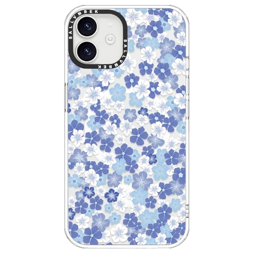 sallvmbek for iPhone 12 Case/iPhone 12 Pro Case,Compatible with MagSafe,Cute Floral Flowers Design Print Pattern,Magnetic Shockproof Protective Mag Safe Clear TPU Bumper Cases Cover for Women Girls