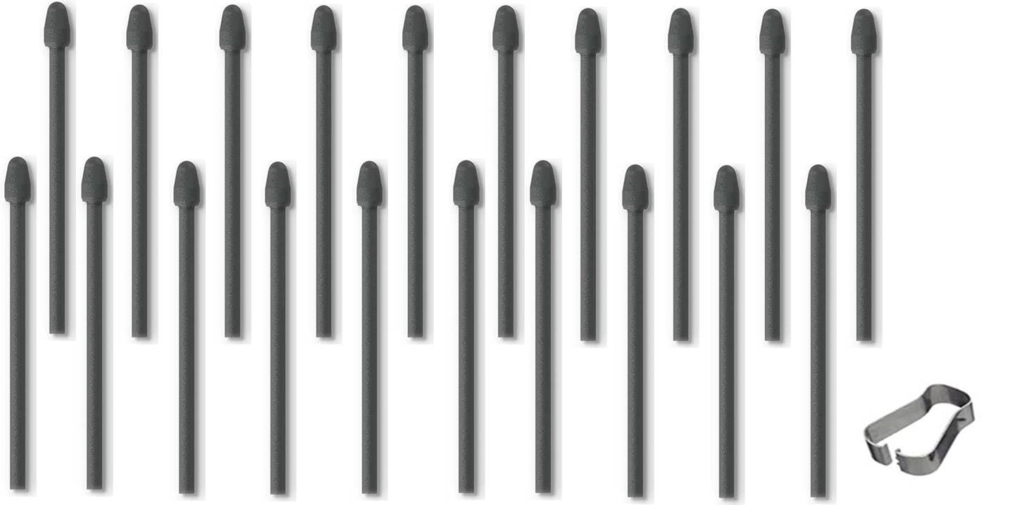 20PCS Tips for Remarkable Pen Tips Replacement for Remarkable 2 Stylus Marker Plus Pen, Compatible with Remarkable Plus Pen Tips/Nibs with Tool (20 PCS/Black)
