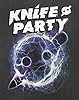 Amplified Knife Party Women's T-Shirt Charcoal #1