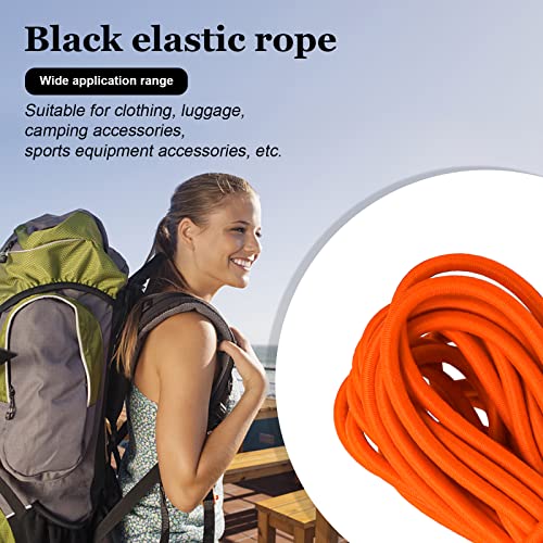 1/4" Bungee Shock Cords With Hooks, 32 Feet Elastic Nylon Cords Kayak Stretch String Rope For Bikes, Tie Downs, Boating, Camping, Cars, Fitness,Outdoor Enthusiasts(1/4 Inch X 32 Ft, Orange) #TOP5