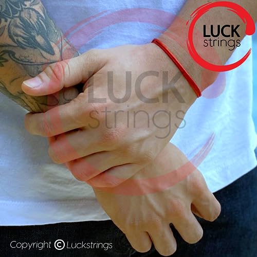 Luck Strings Red Cord Bracelet For Men And Women thumb #6