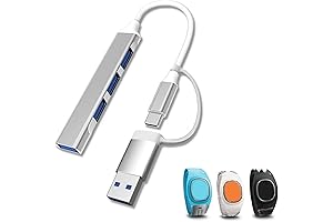MultiCharger for MagicBand+ Magic Band USB C Hub with USB A Port