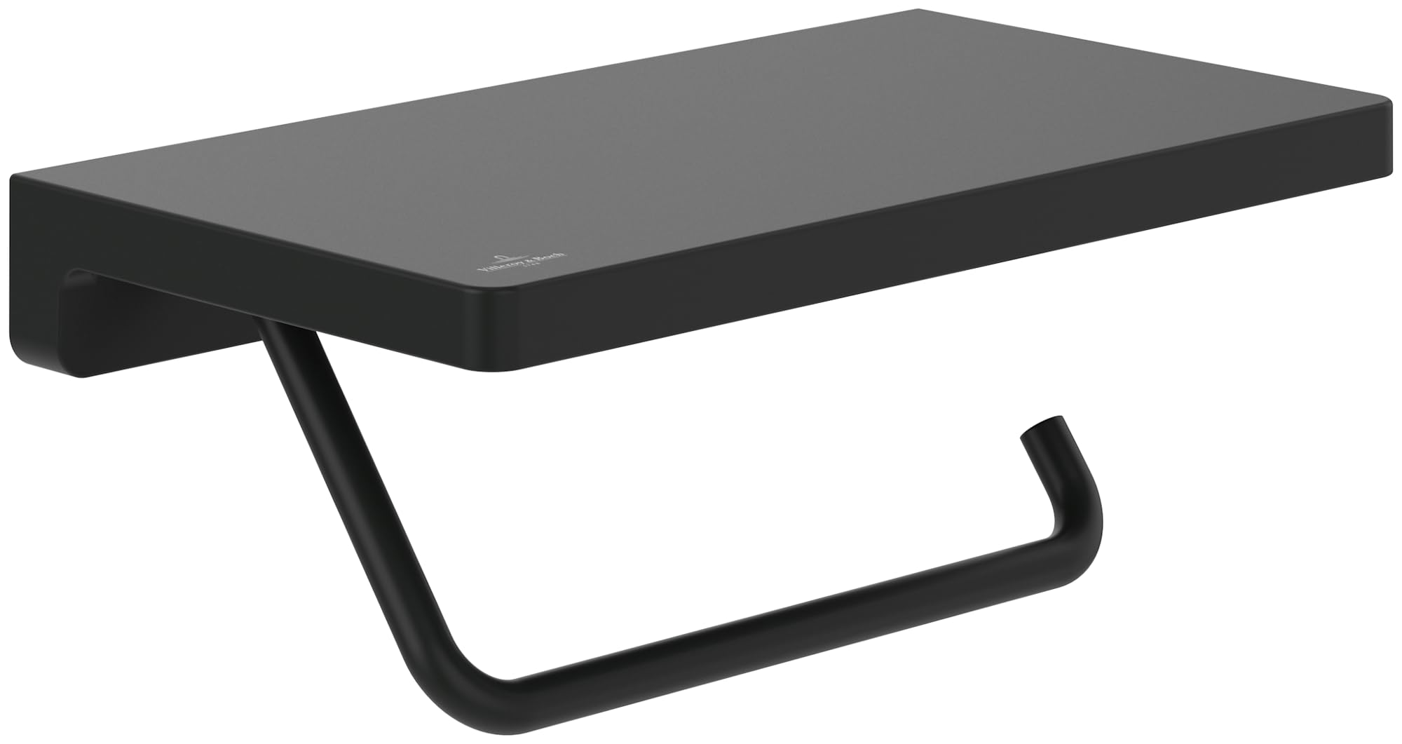 Villeroy & Boch Elements Striking Toilet Paper Holder with Shelf