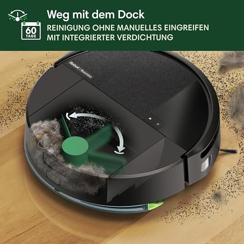 iRobot Roomba 205 DustCompactor Combo Saugroboter – Automatische Staubverdichtung im Roboter, kein Entleeren für 60 Tage, Beutellose… – Ansicht 4