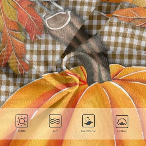 Orange Pumpkin Brown Checkered Plaid Toddler Girls Underwear 2t Cotton Panties for Girl Animals Briefs Kids Undies3