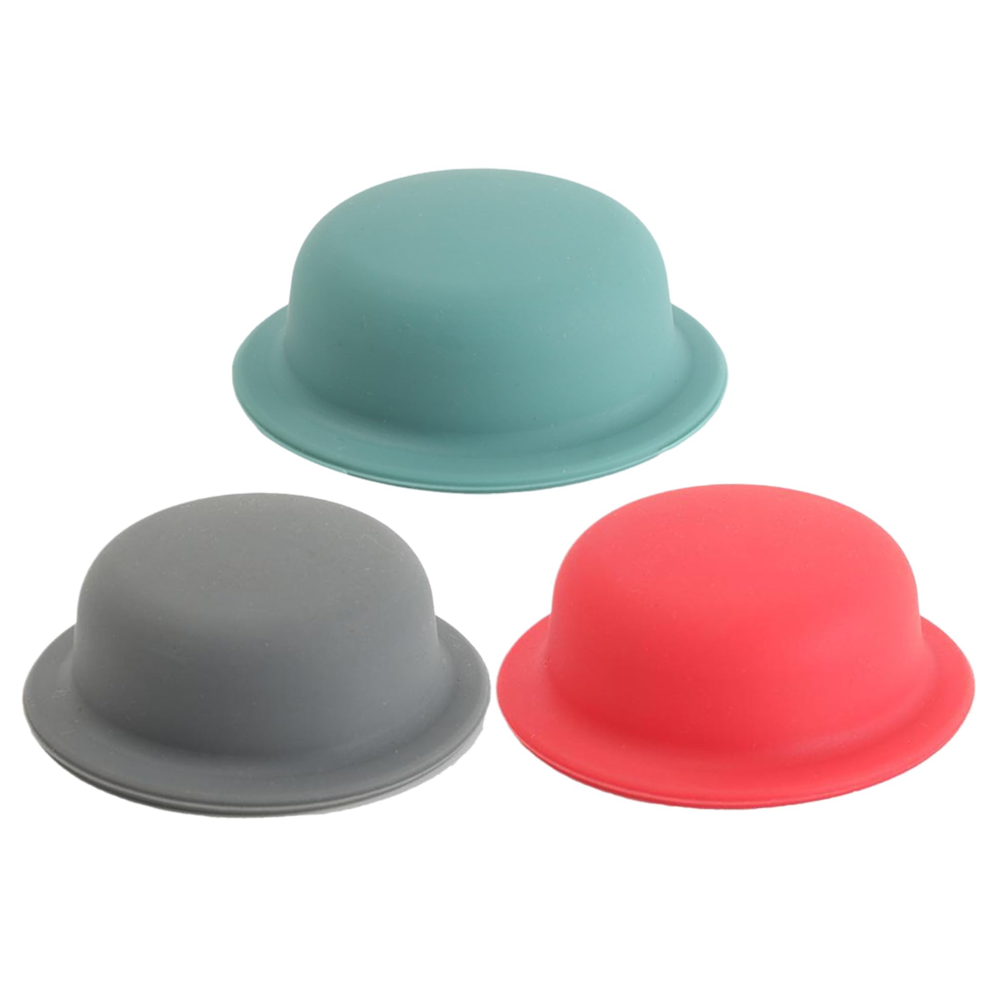 Pot Lid Knob Cover, 3PCS Heat Insulation Anti-Scalding Silicone Pot Lid Handle Cover, Non-slip Knob Replacement, Universal Silicone Handle