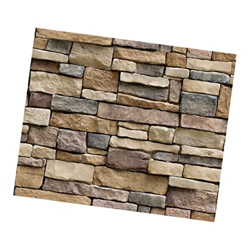 HOMSFOU Carta Da Parati in Mattoni Adesivi Murali Decalcomanie Da Parete in Pietra