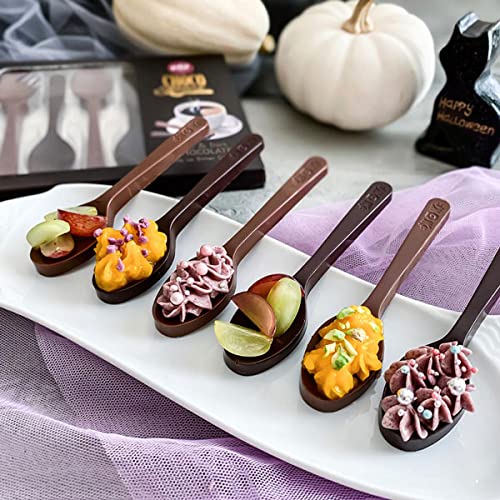 Amazon.com: ELIT 1924 Chocolate 6 Spoons (Milk & Dark Chocolate