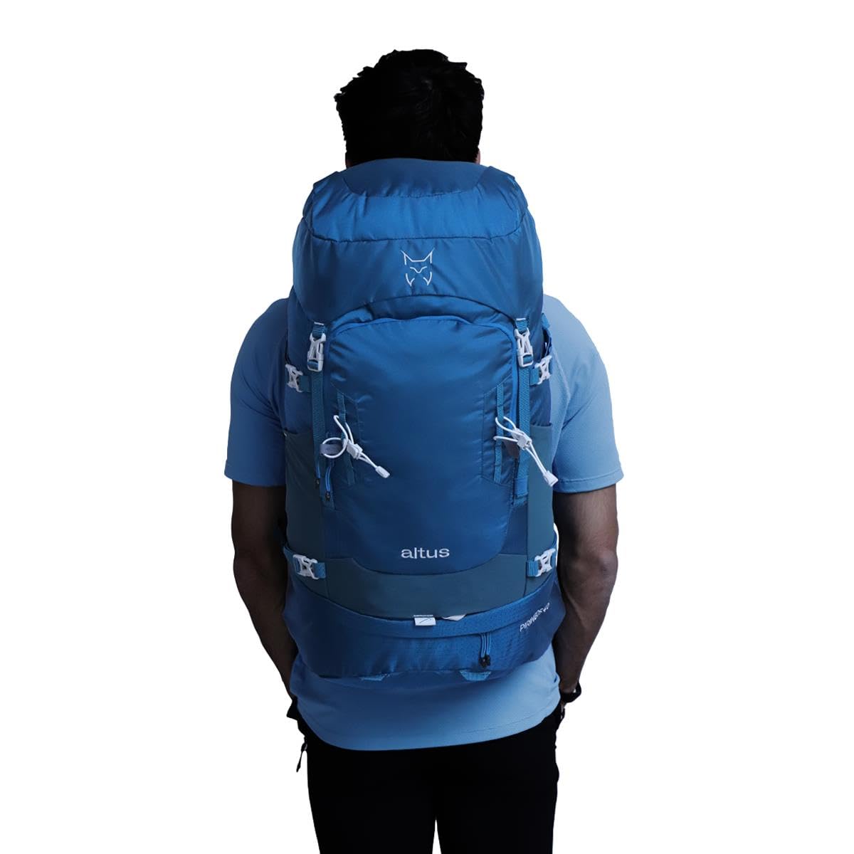 Mochila de travesia con espalda ventilada de 40 L. C: AZUL TINTA T: U