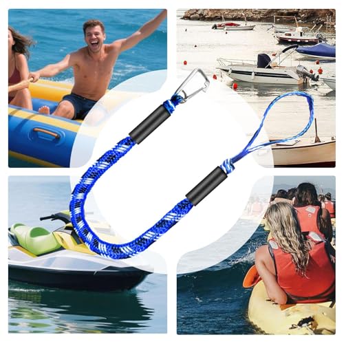 Ligne d'ancrage de sécurité marine supérieure pour ponton et canoë - 4