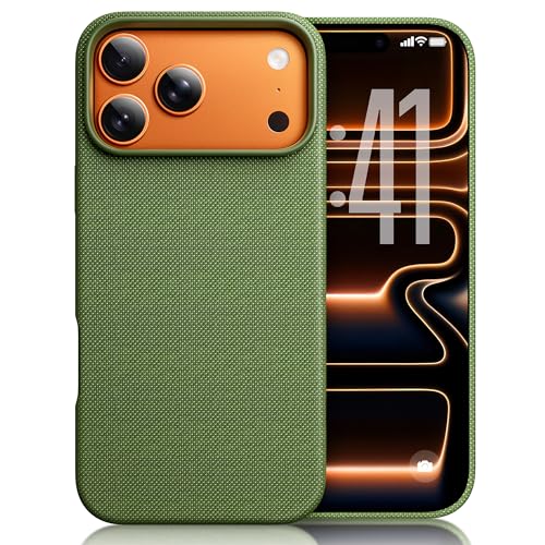 Image of Mkeke for iPhone 17 Pro Case Techwoven Green Military-Grade Drop Protection Shockproof Protective Phone for Apple 6.3 inch 2025