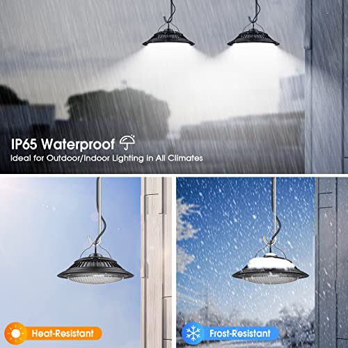 Sunbonar Solar Pendant Lights Indoor Outdoor, Upgraded Dimmable Daytime Available Solar Shed Light 6000K/4000K/3200K With Remote & Memory & On Off Switch, Waterproof 120Led Barn Lamp For Garage #TOP7