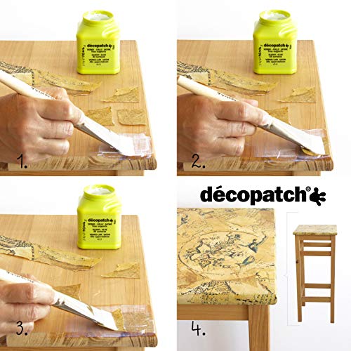 Papier Décopatch FDA808C rouille pour masquer les défauts d'un objet