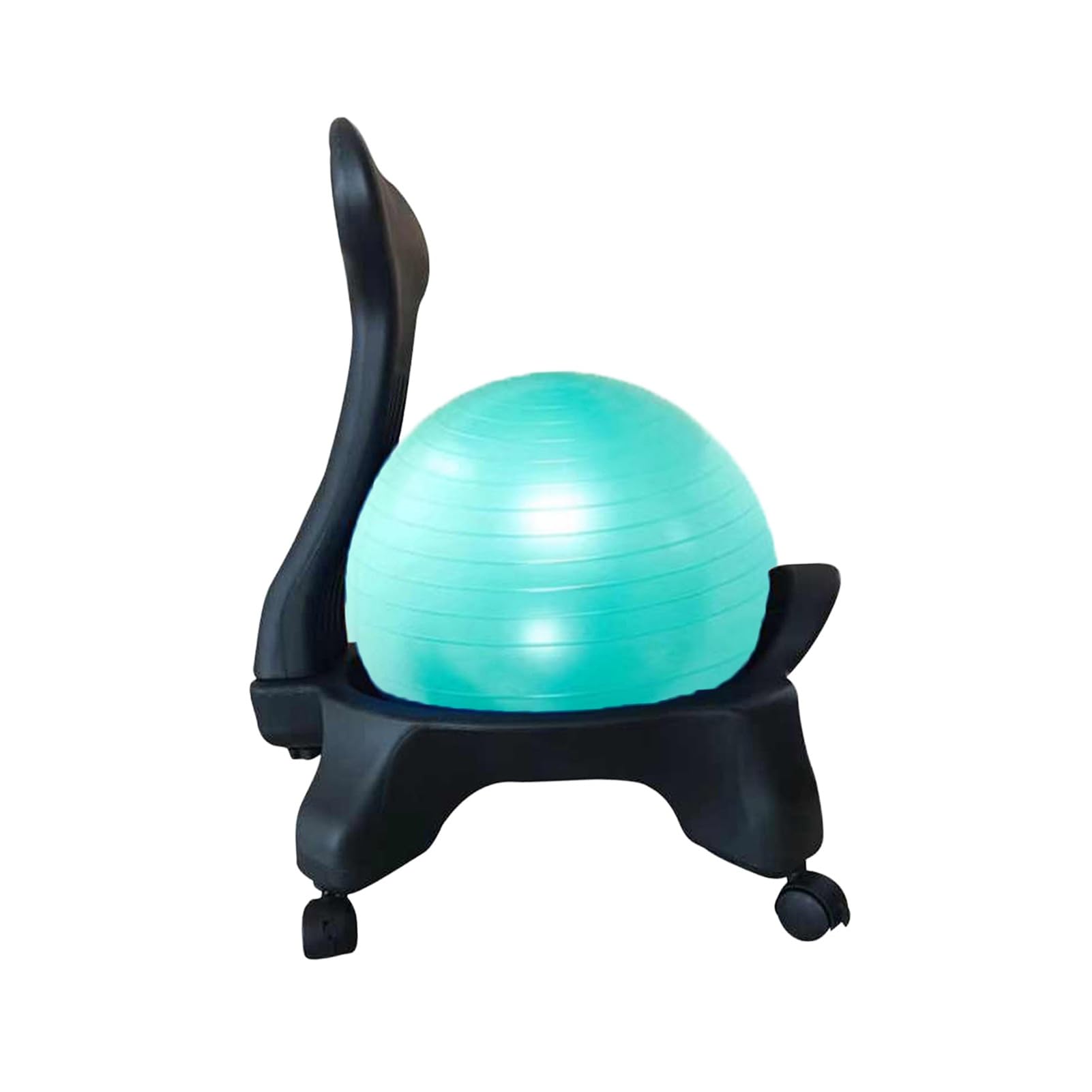 BZJPRFC Balance Ball Chair with Wheels And Back Support