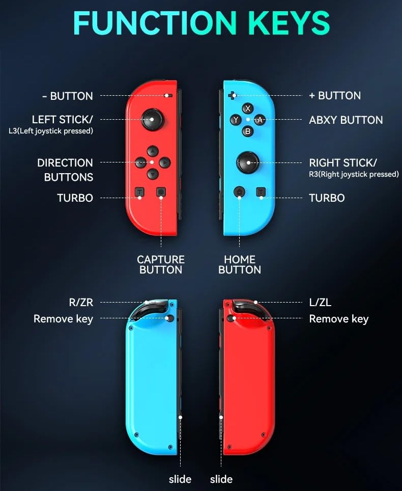 Joy-Con Switch Gamepad 2 Controller (J-C Pad) [Turquoise/Pacific