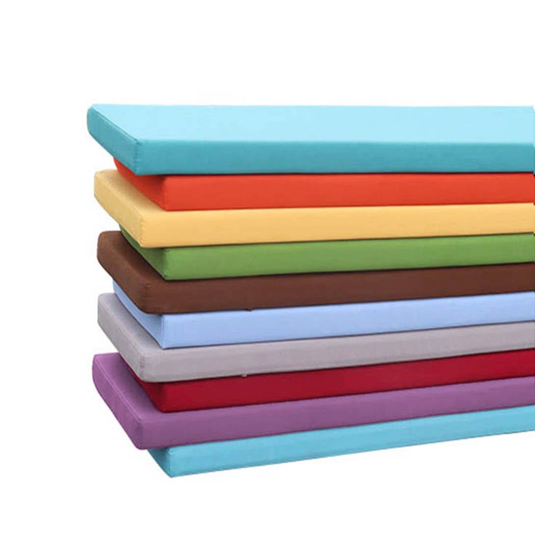 Coussin pour banc 3 places extérieur blanc imperméable et doux 150x50
