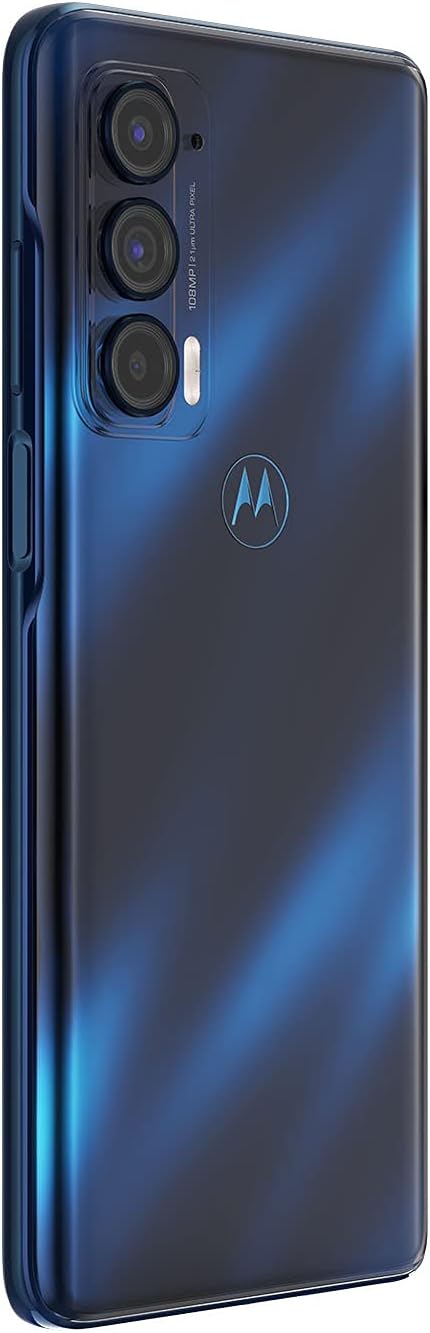 Motorola Edge | 2021 | 2-Day Battery | Unlocked | Made for US 8/256GB | 108MP Camera | Nebula Blue