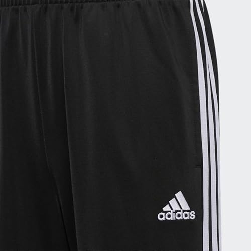 adidas Meninos Calça De Corrida Iconic Tricot Para Meninos, Iconic Adi Black, X-Large (18/20 Plus)