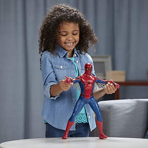 Spider-Man Boneco Figura de Ação Homem Aranha Eletrônico Vermelho/Azul/Cinza 16