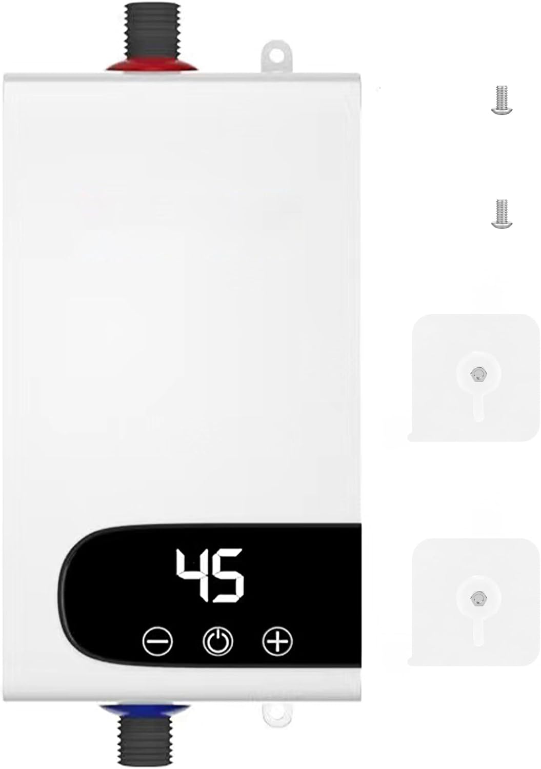 Tankless Water Heater Electric Under Sink, 3500W Portable Hot Water Heater with Digital Display, Instant On-Demand Heater for Kitchen/Bathroom, 110V Compact Design, Energy Saving & Adjustable 85-140℉