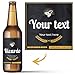 6 étiquettes de bière personnalisées. Autocollants de bière avec nom personnalisé pour fêtes, célébrations et anniversaires. Pack de 6 autocollants en vinyle imperméables.