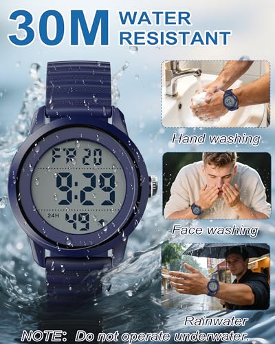 Image of Juboos Mens Digital Watch 1.5'' Dial Sports Waterproof