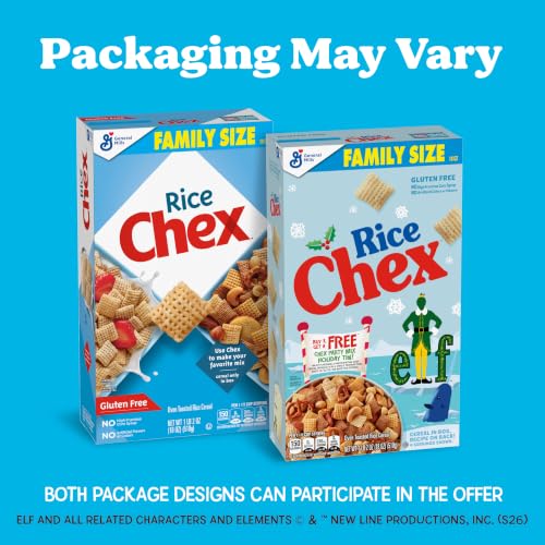 Rice Chex Cereal, Gluten Free,Family Size, 18 oz - image 3