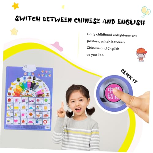 Affiche audio éducative bilingue pour stimuler la parole des enfants sans utiliser d'écrans